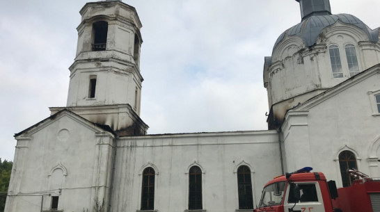 Сбор средств на восстановление пострадавшего от пожара храма начали в Нижнем Мамоне