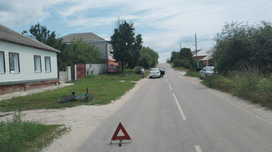 В Воронежской области автомобилист сбил 13-летнего мальчика на велосипеде