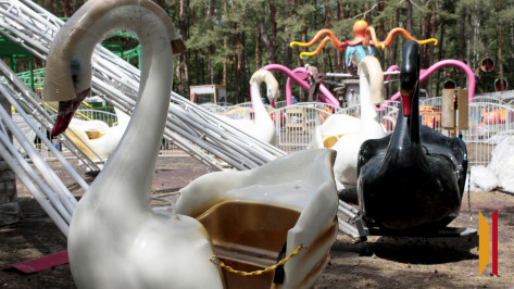 Более десятка новых аттракционов появится в воронежском парке «Танаис» до конца лета