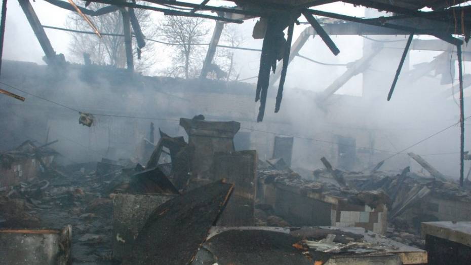 В Россошанском районе на пожаре пенсионер получил серьезные ожоги