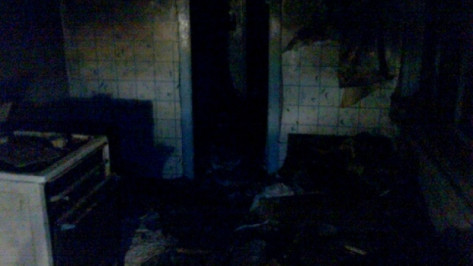 В Острогожском районе в нежилом доме на пожаре погиб мужчина 