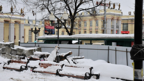 Стройку кафе у вокзала «Воронеж-1» прекратили до конца проверки