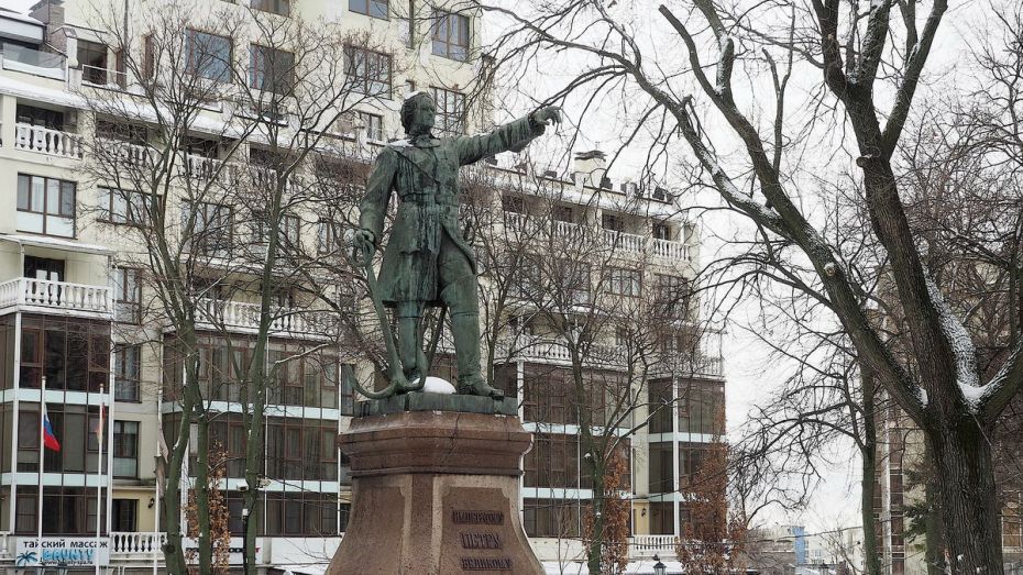 Памятник Петру I в Воронеже могут передать в собственность города для восстановления
