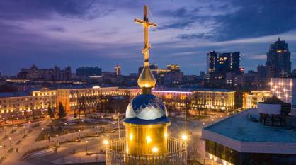 Губернатор Александр Гусев и председатель областной Думы Юрий Матузов поздравили воронежцев с Пасхой