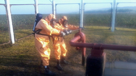 Ремонтники восстановили аммиакопровод после ЧП в Воронежской области