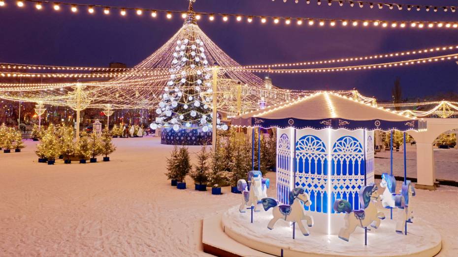 Местная фирма украсит новогоднюю площадь Ленина в Воронеже за 14,4 млн рублей