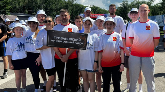 Семья из Грибановки заняла второе место в марафоне «Земля спорта – 2026»