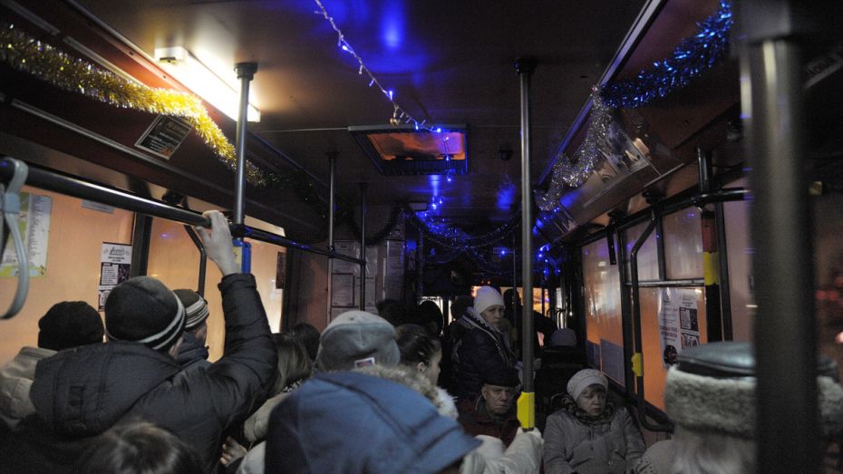 Мэрия сообщила о движении транспорта в центре Воронежа 31 декабря