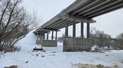 Как продвигается ремонт моста через реку Ведуга под Воронежем