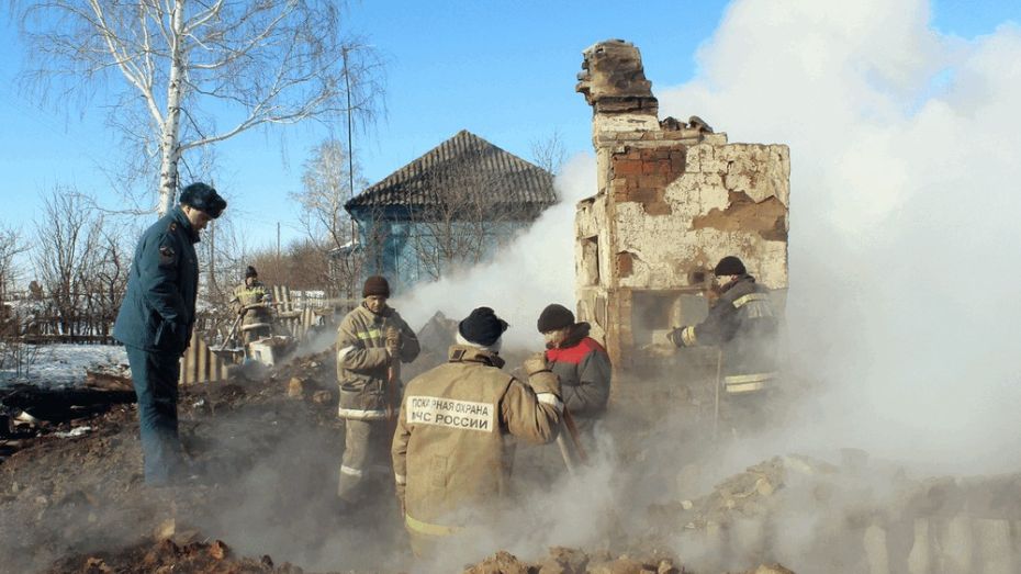 В Таловском районе пожар унес жизнь человека