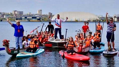 В честь 80-летия Победы в Воронеже прошли соревнования среди гребцов-юниоров