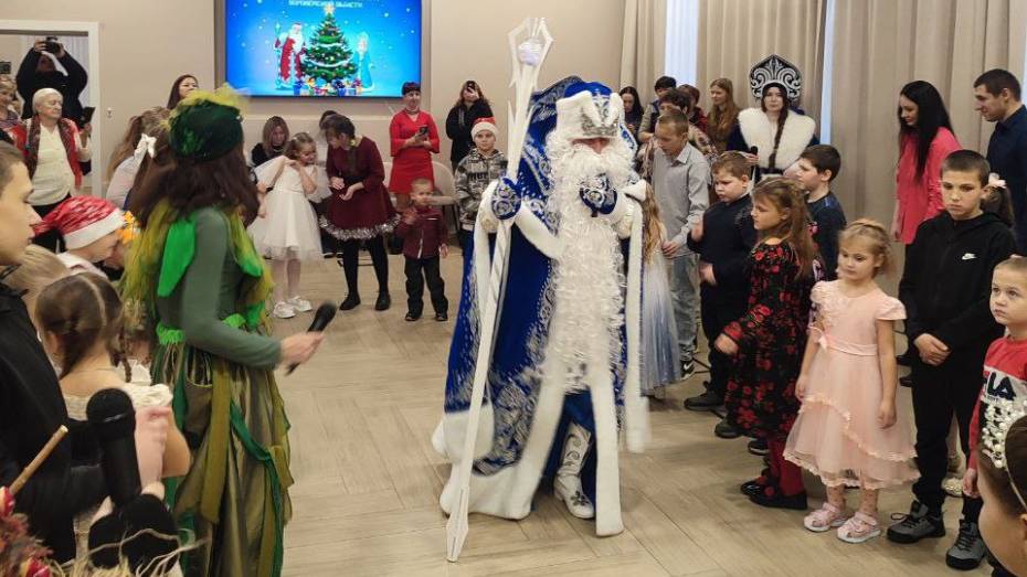В Общественной палате Воронежской области провели новогоднее представление для 130 детей