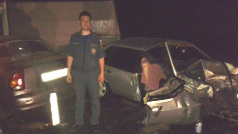 Воронежец врезался в две машины: 1 погибший и 2 раненых