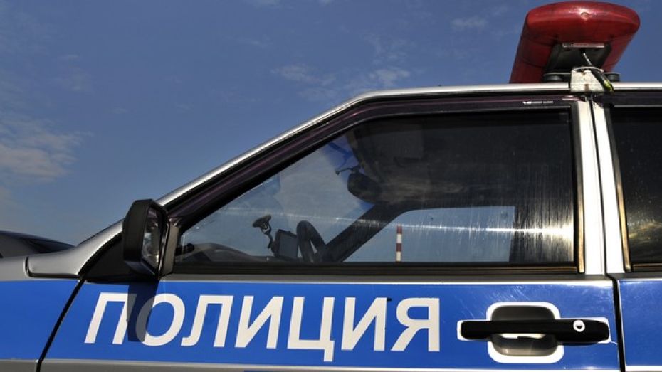 В центре Воронежа полицейский автомобиль столкнулся с «Ладой»