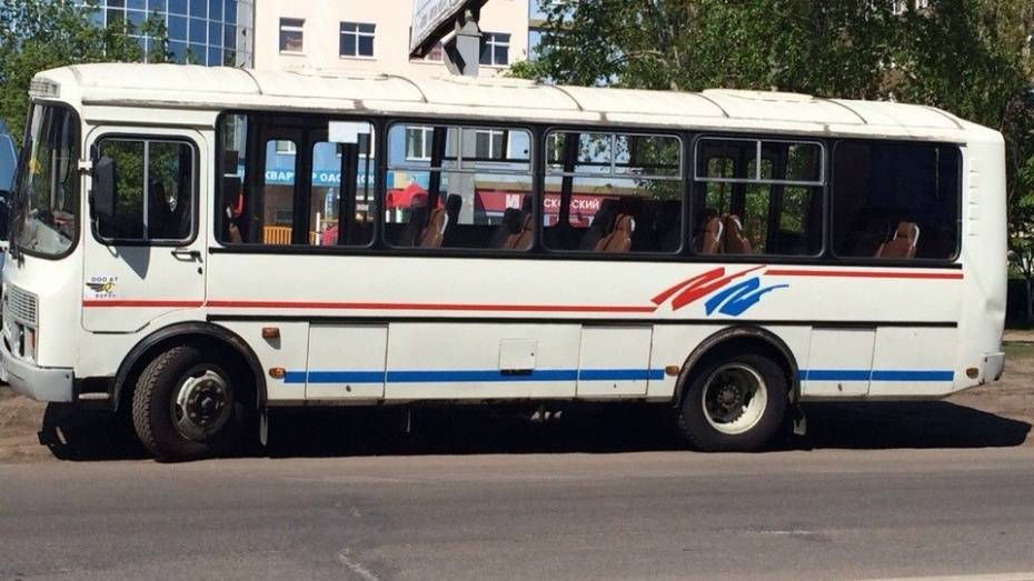 В центре Воронежа маршрутка врезалась в столб: пострадали три человека