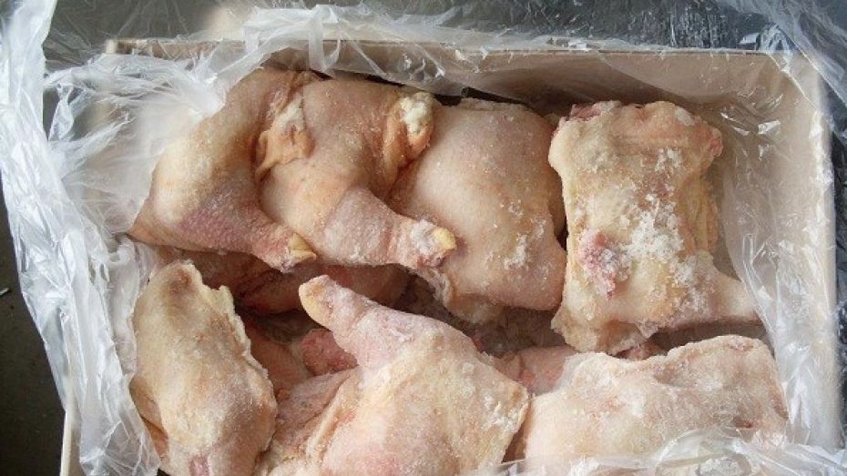 40 тонн замороженного куриного мяса задержано на воронежской таможне