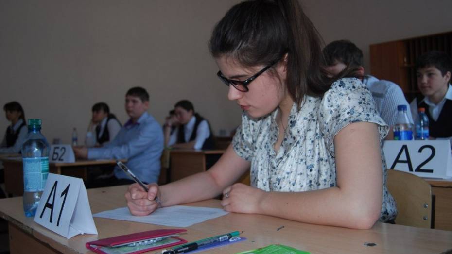 Богучарские одиннадцатиклассники написали пробный ЕГЭ по русскому языку