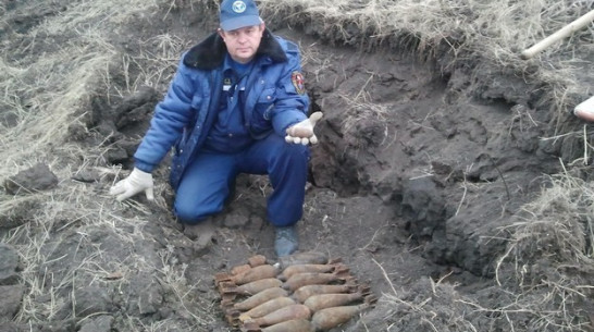 На полигоне в Острогожском районе взрывники уничтожили 13 боеприпасов времен войны