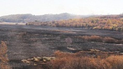 В новохоперском поселке  Ивановка у одного из местных жителей сгорело 105 тюков сена