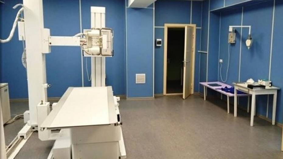 В Грибановской районной больнице капитально отремонтировали рентген-кабинет
