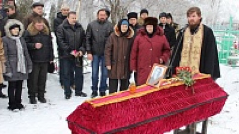 В таловском селе перезахоронили останки солдата, погибшего в годы Великой Отечественной войны