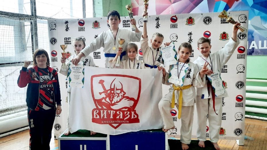 Верхнехавские каратисты выиграли 5 золотых медалей на соревнованиях во Владимире