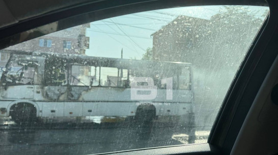 В Воронеже возбудили уголовное дело из-за сгоревшего автобуса