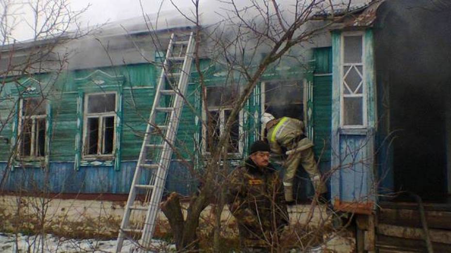 В Грибановском  районе на пожаре погиб 76-летний мужчина