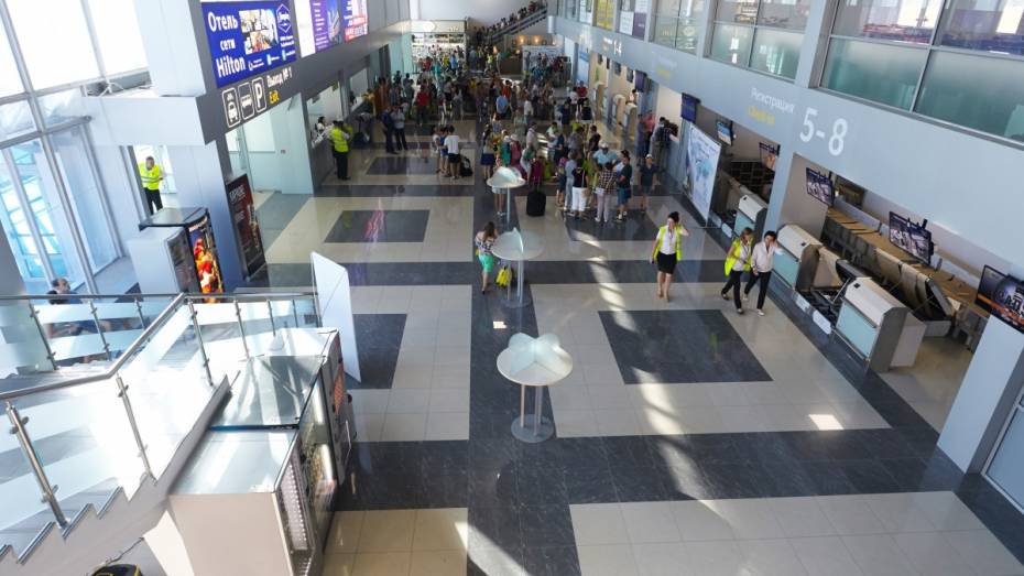 Воронежский аэропорт перевез более 54 тыс пассажиров в августе
