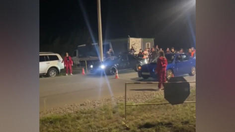 Под Воронежем полицейские пресекли незаконные уличные гонки