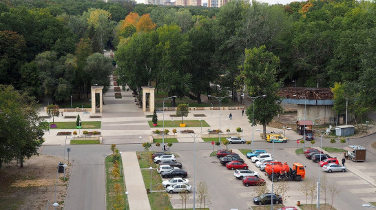 В Воронеже на пять дней запретят парковку возле Центрального парка