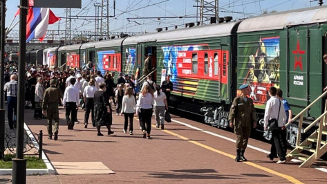 Уникальный поезд-музей Министерства обороны РФ прибудет в Воронеж 27 апреля