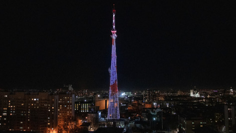 Воронежская телебашня включит праздничную подсветку в День космонавтики