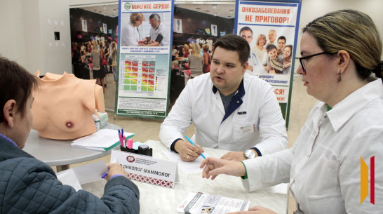 Жительницы Воронежа присоединились к акции в честь Всемирного дня борьбы с раком груди