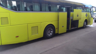 Пассажир пострадал после взрыва колеса у автобуса в Воронежской области