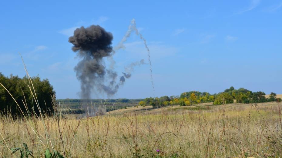 В Острогожком районе взрывотехники уничтожили 289 снарядов времен войны