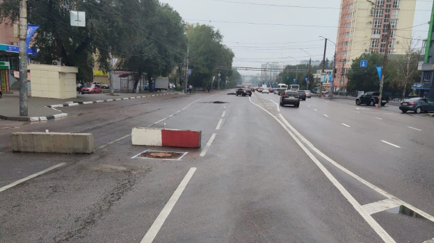 Закончить восстановление дороги у памятника Славы в Воронеже планируют 14 сентября