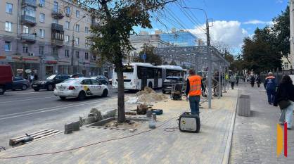 Когда смонтируют новые остановки в центре Воронежа по линии метробуса