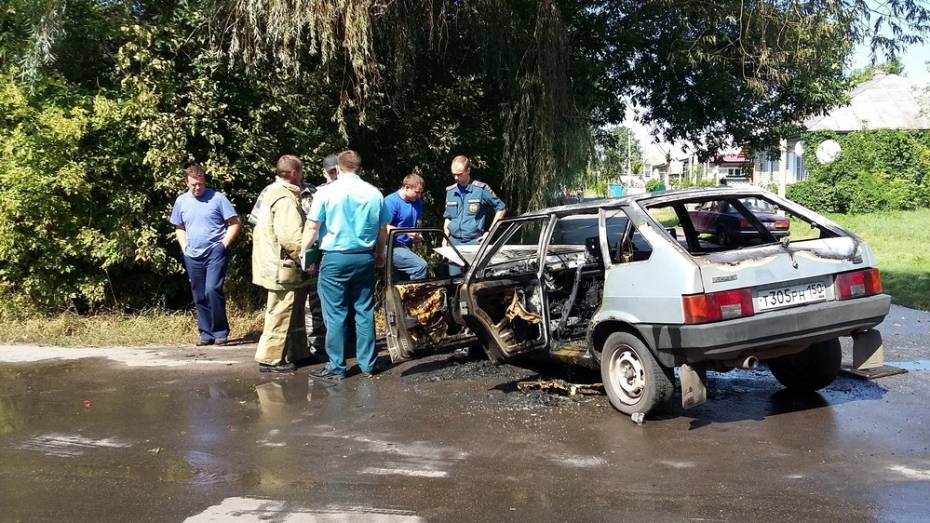 В Терновке из-за аномальной жары загорелся «ВАЗ»