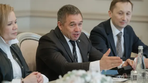 Нового председателя Центрально-Черноземного банка Сбербанка представили губернатору Воронежской области