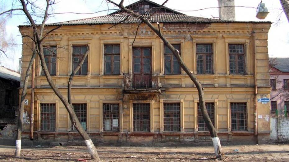 Власти нашли подрядчика для создания проекта реставрации дома Вагнера в Воронеже