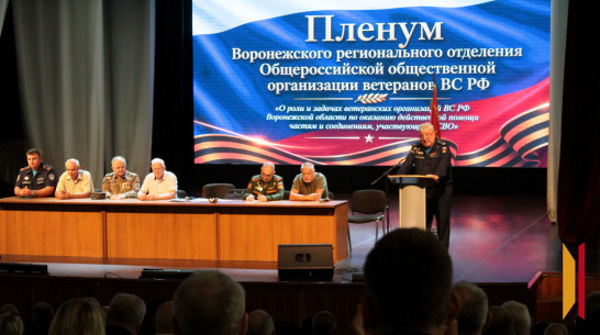 Воронежские ветераны Вооруженных сил РФ обсудили поддержку участников спецоперации