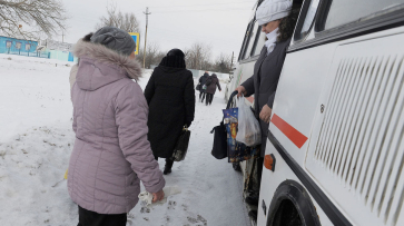 Под Воронежем отменили рейсы автобусов из-за сильнейшей гололедицы