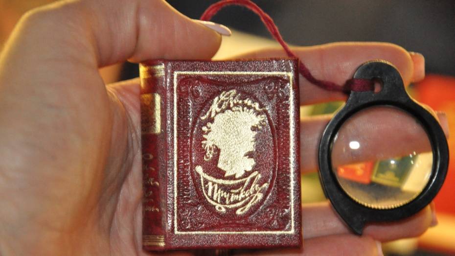 Жители Репьевки смогут увидеть коллекцию миниатюрных книг
