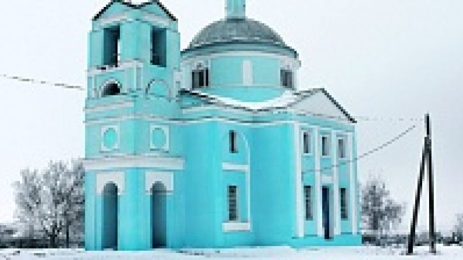 В панинском селе завершен ремонт фасада церкви с более чем двухвековой историей  