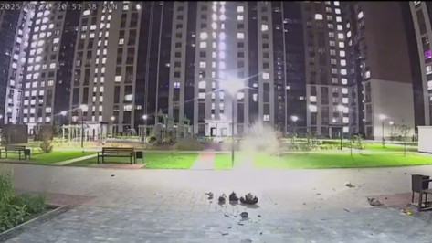 Сброшенный из окна многоэтажки пылесос чудом не попал в женщину с коляской в Воронеже