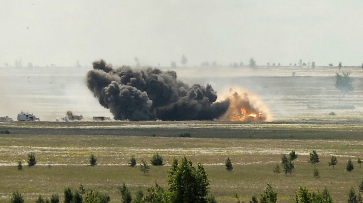 Мины и артиллерийские снаряды взорвали в Воронежской области