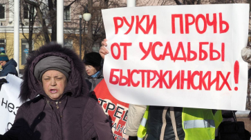 Воронежцы вышли на митинг против точечной застройки