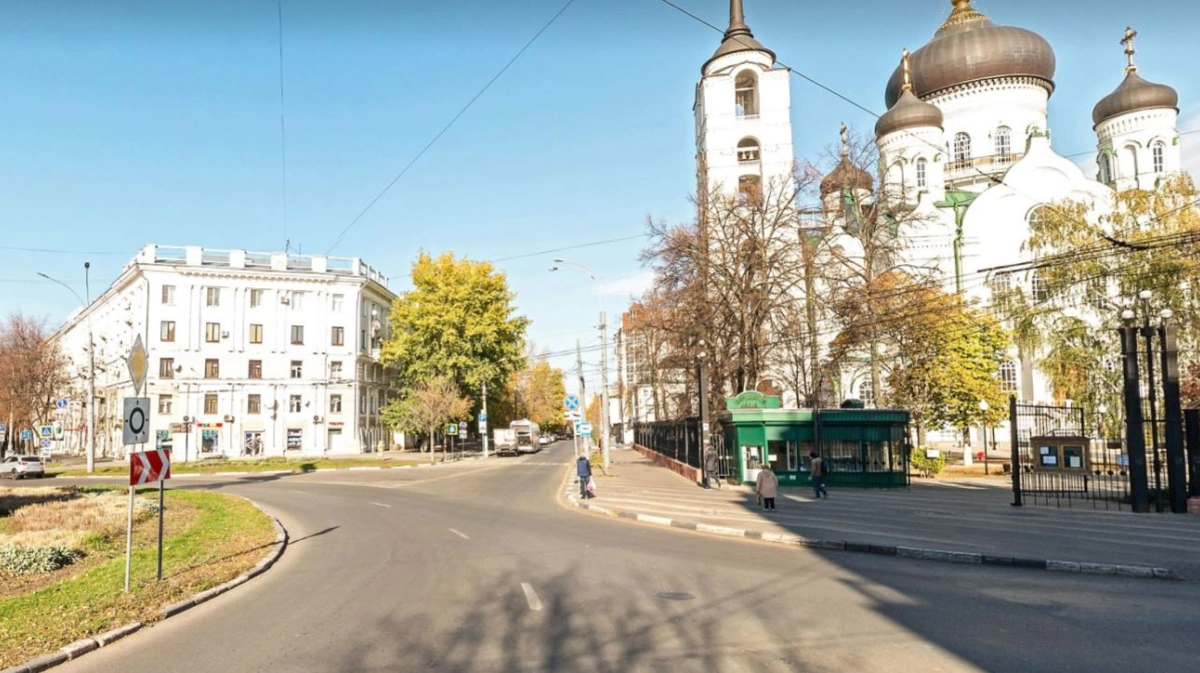 Благовещенский собор Воронеж зима