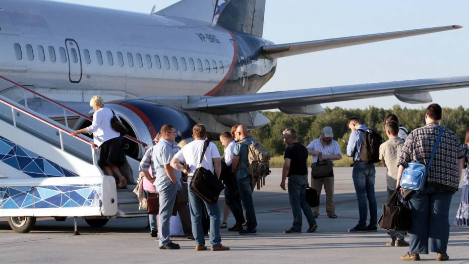  Пассажиропоток воронежского аэропорта за 10 месяцев составил 500 тыс человек 